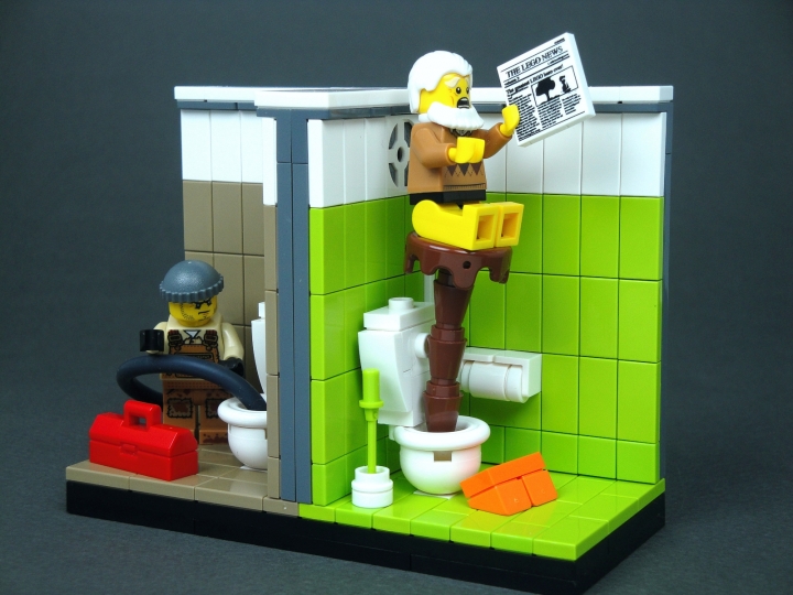 LEGO MOC - LEGO-конкурс 16x16: 'Все работы хороши' - Продуть? Раз плюнуть!: 1