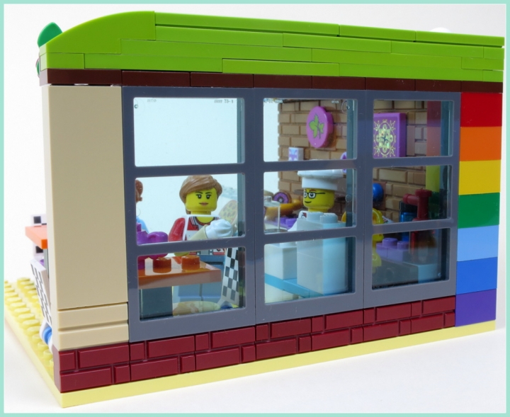 LEGO MOC - LEGO-конкурс 16x16: 'Все работы хороши' - Кафе 'Вкусно, как дома': Приходите к нам в кафе!