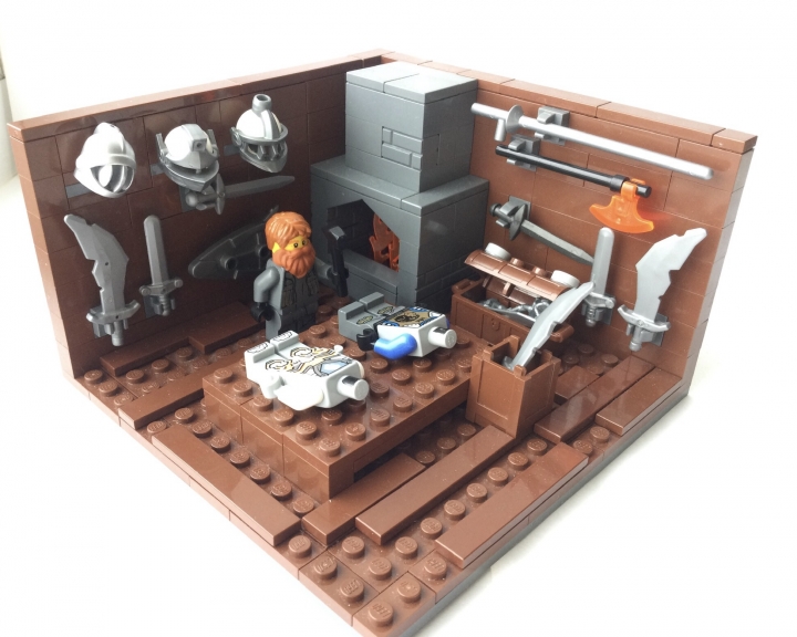 LEGO MOC - LEGO-конкурс 16x16: 'Все работы хороши' - Кузница Кузница Стэна