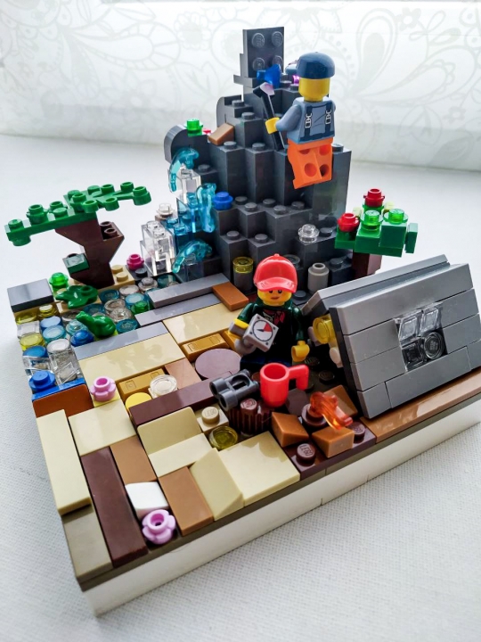 LEGO MOC - LEGO-конкурс 16x16: 'Все работы хороши' - ГеоЛЕГОлогическая разведка месторождений. С сюрпризом :)