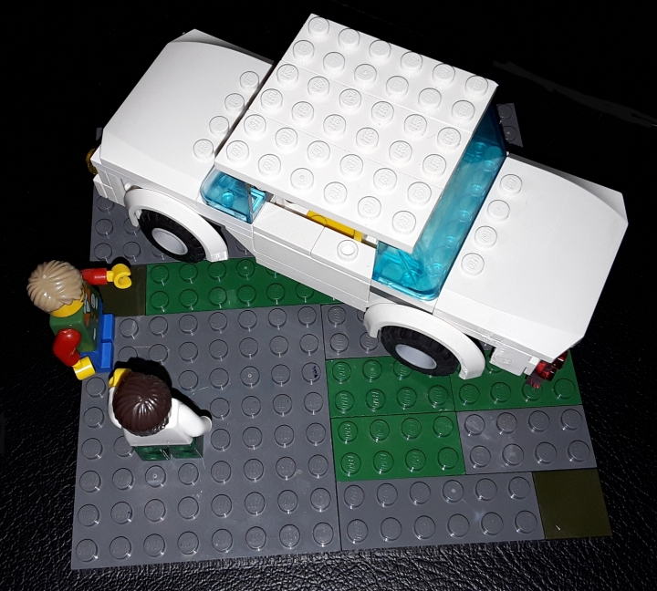 LEGO MOC - LEGO-конкурс 16x16: 'Иллюстрация' - Автомобиль (Н.Н. Носов)
