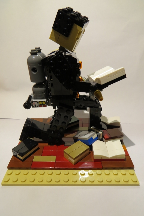 LEGO MOC - LEGO-конкурс 16x16: 'Иллюстрация' - Зерно сомнения: Масштабная линейка