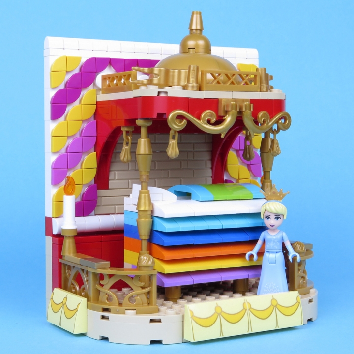 LEGO MOC - LEGO-конкурс 16x16: 'Иллюстрация' - Принцесса на горошине