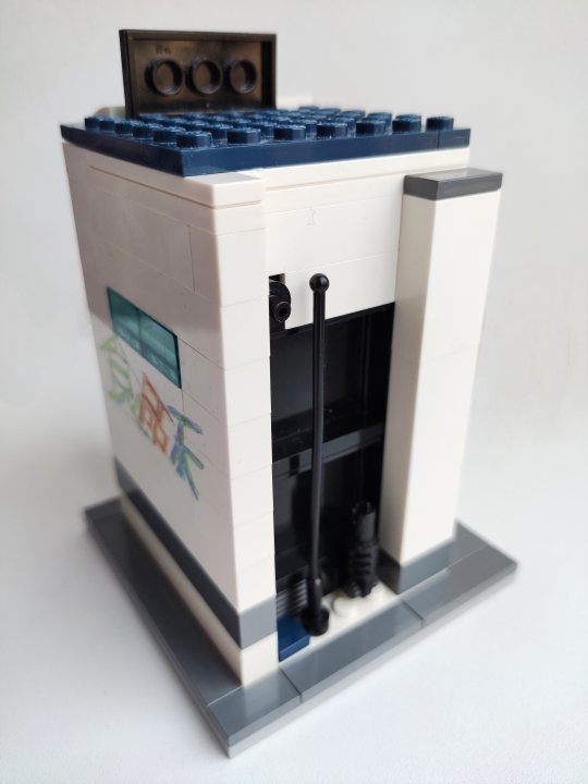 LEGO MOC - LEGO-contest 16x16: 'Cyberpunk' - Холодильник 2077: Вид сзади