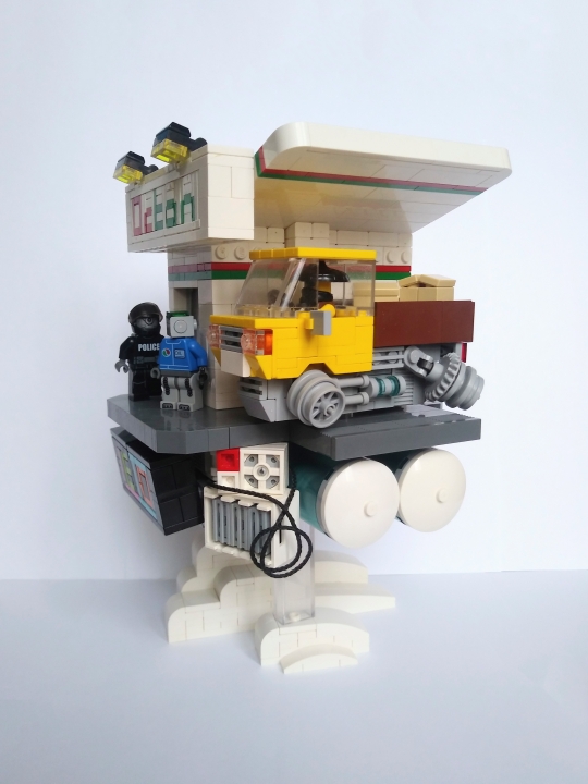 LEGO MOC - LEGO-contest 16x16: 'Cyberpunk' - Автозаправочная станция