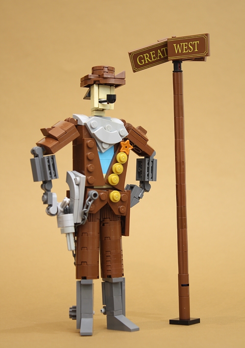 LEGO MOC - LEGO-contest 16x16: 'Western' - Блюститель порядка.: А вот и он!
