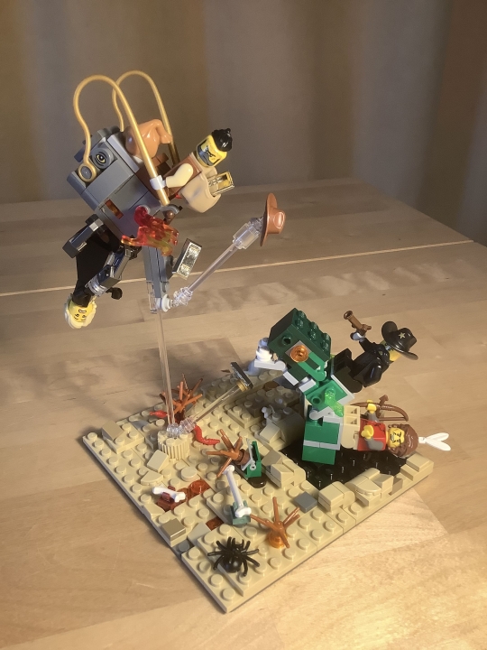 LEGO MOC - LEGO-contest 16x16: 'Western' - Погоня