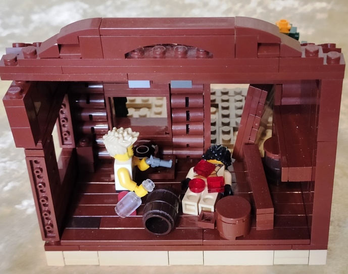 LEGO MOC - LEGO-contest 16x16: 'Western' - После драки: Вот как это всё было. 