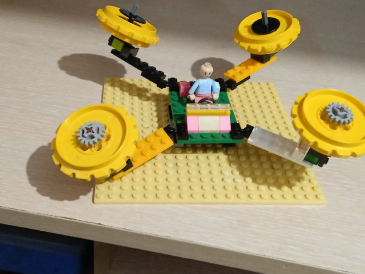 LEGO MOC - LEGO-конкурс 'Светлое будущее' - Скорый дрон