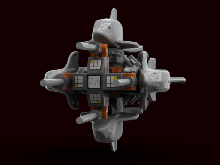 LEGO MOC - LEGO-конкурс 'Путь к звездам' - Биодизайн в космосе или 'дельфинарий'
