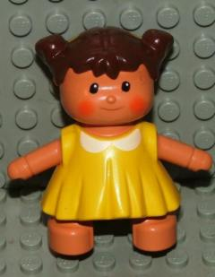 Bricker - LEGO Minifigure - 31312pb02 Duplo Figure Doll, Lisa's Baby,  Yellow Dress