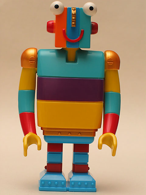 Bricker - LEGO Minifigure - 4203 Duplo Figure Little Robots, Stripy