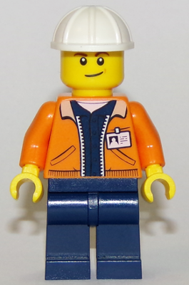 Bricker - LEGO Minifigure - cty0849 Miner - Equipment Operator