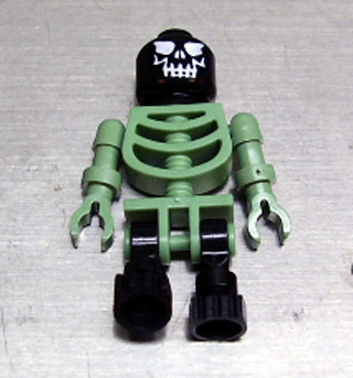 LEGO Lot of 4 Black Castle Skeleton Minifigure Legs Modulars 