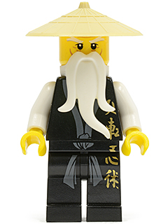 NINJAGO Minifig Evil Wu Fancy Beard - - Black LEGO 