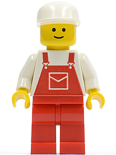 LEGO Blue Farmer Overall Dungarees Minifigure Torso Body Part 