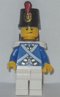 LEGO LOT OF 2 BLUECOAT MINIFIGURES UNION SOLDIER ARMY MEN CASTLE MINIFIGS 