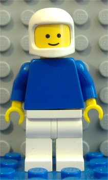 Lego Plain Minifig x 1 Blue