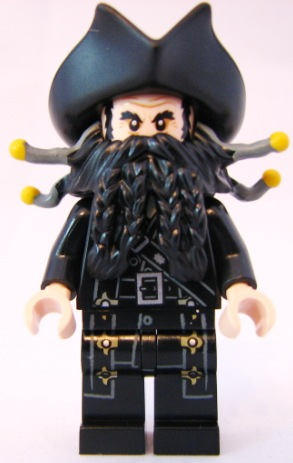 Lego ® Pirates of the Caribbean Minifig Accessories 1x Head For Blackbeard 4192 NEW 