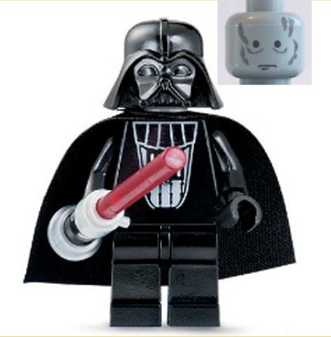 darth vader misprint lego
