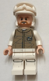 Nuevo Lego Star Wars minifigura sw735 Hoth Trooper dark uniform 
