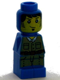 LEGO 85863pb049 Microfig Ramses Return Adventurer Blue