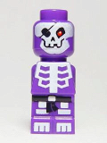LEGO 85863pb052 Microfig Ninjago Skeleton Dark Purple