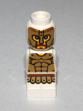 LEGO 85863pb088 Microfig Mini Taurus Gladiator White