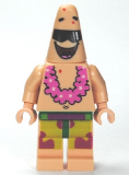 LEGO bob037 Patrick - Pink Lei (3818)