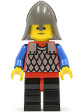 LEGO cas150 Scale Mail - Red with Blue Arms, Black Legs with Red Hips, Dark Gray Neck-Protector