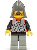 LEGO cas159 Scale Mail - Red with Black Arms, Light Gray Legs with Black Hips, Dark Gray Neck-Protector