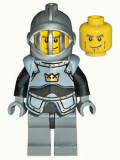 LEGO cas340 Fantasy Era - Crown Knight Plain with Breastplate, Grille Helmet, Vertical Cheek Lines