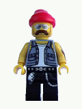 LEGO col160 Motorcycle Mechanic - Minifig only Entry