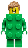 LEGO col370 Brick Costume Guy - Minifigure Only Entry