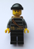 LEGO cty0501 Police - City Burglar, Knit Cap and Open Backpack