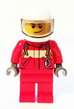 LEGO cty0539 Paramedic - Pilot Male, White Helmet