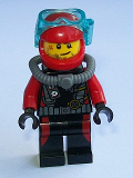 LEGO cty0599 Scuba Diver, Male without Flippers