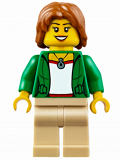 LEGO cty0624 Camper - Female, Tan Legs
