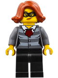 LEGO cty0753 Police - City Bandit Female, Black Eye Mask