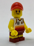 LEGO cty0770 Beachgoer - Boy, Red Cap and Basketball Jersey