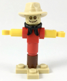 LEGO cty0986 Scarecrow - Tan Hat, Black Bandana, Red Shirt