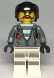 LEGO cty0994 Sky Police - Jail Prisoner Jacket over Prison Stripes, Female, Black Helmet