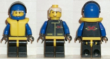 LEGO ext002 Extreme Team - Blue, Blue Helmet Plain, Life Jacket