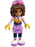 LEGO frnd219 Friends Andrea, Medium Lavender Skirt, Ski Vest, Glasses (41323)