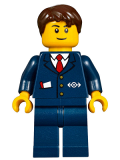 LEGO hol094 Winter Holiday Train Station Ticket Agent (10259)