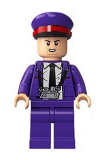 LEGO hp192 Stan Shunpike in Knight Bus Conductor Uniform, Red Band on Hat