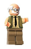 LEGO hp193 Ernie Prang, Olive Green Vest Knit, Half Bald