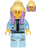LEGO hs011 Parker L. Jackson - Denim Jacket with Beanie (Smile / Grumpy)