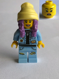 LEGO hs014 Parker L. Jackson - Denim Jacket with Beanie (Open Mouth Smile / Scared)
