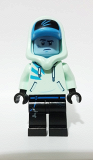 LEGO hs031 Jack Davids - Light Aqua Hoodie with Cap and Hood (Bright Light Blue Head)